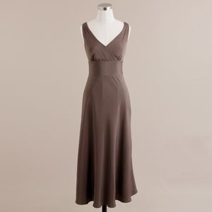 J. CREW Sophia Silk Tricotine Sleeveless Dress